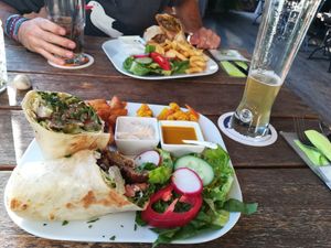 Vegan Burrito at Jalapeño Mexican Food in Bielefeld