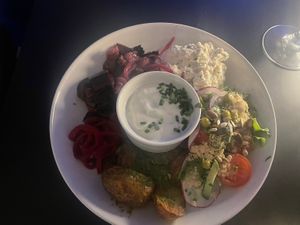 Herring less bowl  at Mazā Terapija in Riga