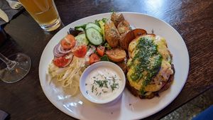Schnitzel at Mazā Terapija in Riga