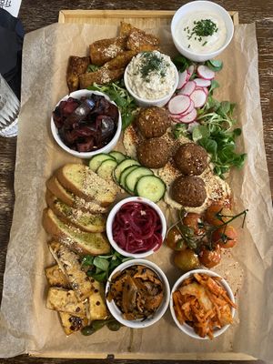 snackplatter  at Mazā Terapija in Riga