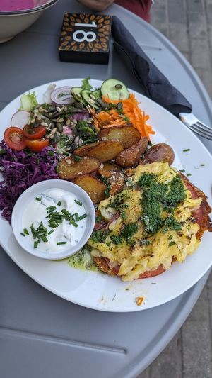 Schnitzel at Mazā Terapija in Riga