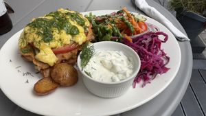 Zie schnitzel   at Mazā Terapija in Riga