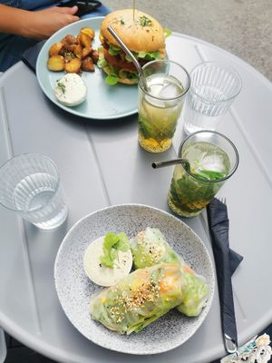 Super nice place. Cozy vibes, friendly staff, good food and cocktails. at Mazā Terapija in Riga