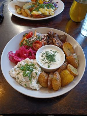 Herring bowl at Mazā Terapija in Riga