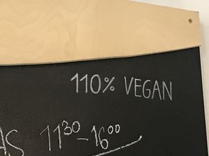 110% vegan  at Mazā Terapija in Riga