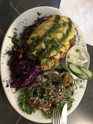 schnitzel  at Mazā Terapija in Riga