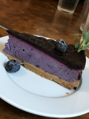 blueberry cake  at Mazā Terapija in Riga