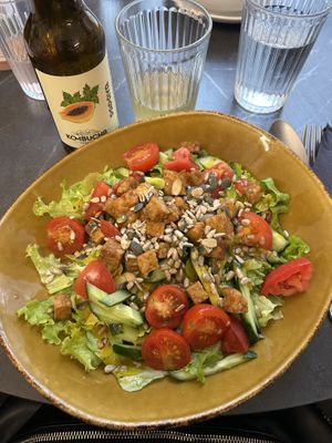 Tempeh salad  at Mazā Terapija in Riga