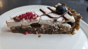 Banoffee pie at Mazā Terapija in Riga