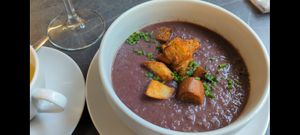 Soup at Mazā Terapija in Riga