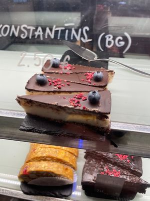 Cakes at Mazā Terapija in Riga