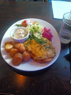 Schnitzel at Mazā Terapija in Riga