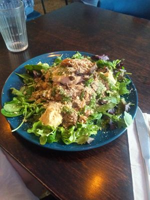 Mushroom risotto at Mazā Terapija in Riga