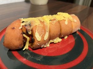 Take away: sausage roll   at Mazā Terapija in Riga