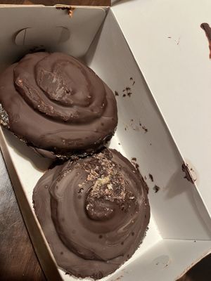 Take away: pastry with poppy seeds and chocolate 🍫   at Mazā Terapija in Riga