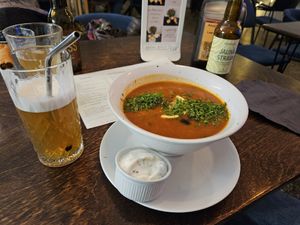 Soljanka at Mazā Terapija in Riga