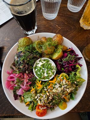 Herringless bowl at Mazā Terapija in Riga