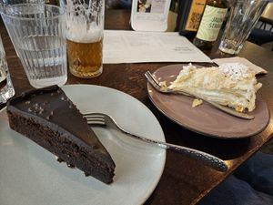 Cakes at Mazā Terapija in Riga