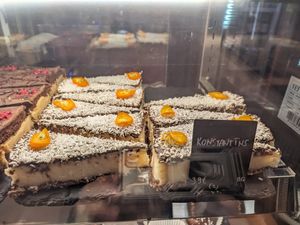 Konstantins cake at Mazā Terapija in Riga