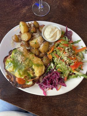 Soy Schnitzel  at Mazā Terapija in Riga