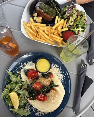 Marble Steak and fish   at Mazā Terapija in Riga