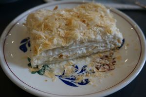 Napoleon Cake at Mazā Terapija in Riga