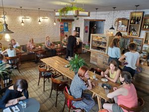 Inside at Mazā Terapija in Riga