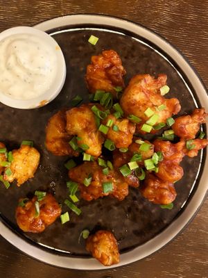 Cauliflower buffalo wings  at Mazā Terapija in Riga