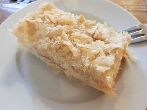 Napoleon cake - WONDERFUL! at Mazā Terapija in Riga