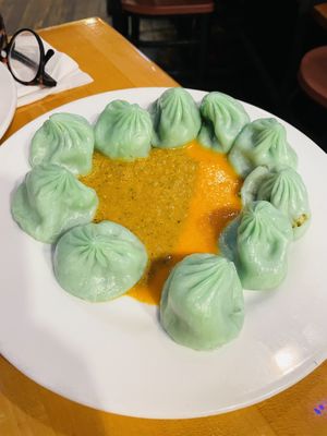 Momo (veggie) slightly spicy  at Bridges Nepali Cuisine - Northside in Cincinnati