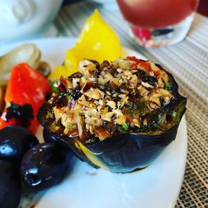 Eggplants  at Azur - Four Seasons Hotel in Tunis