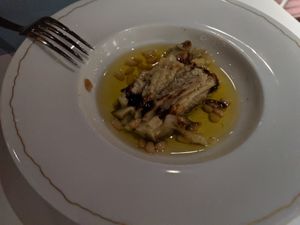 Smoked eggplant at Azur - Four Seasons Hotel in Tunis