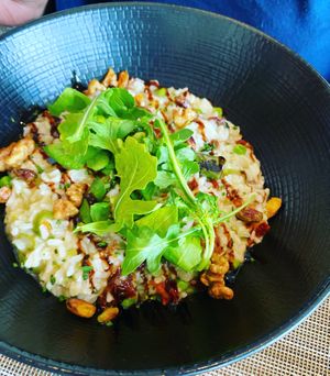 Risotto by Chef Alessandro at Azur - Four Seasons Hotel in Tunis