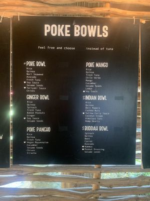 Menu  at Organi-K in Sayulita