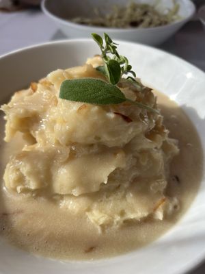 Vegan white Dödoli  at Gostilna in Picerija Ajda in Cankova