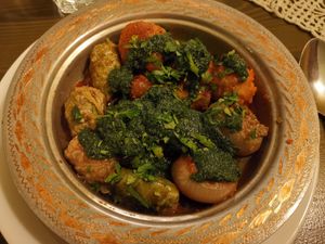 Main local food at The Singing Nettle - Žara iz duvara in Sarajevo