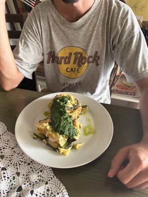 Vegetarian moussaka  at The Singing Nettle - Žara iz duvara in Sarajevo