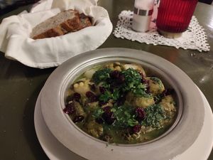 Vegan sahan at The Singing Nettle - Žara iz duvara in Sarajevo