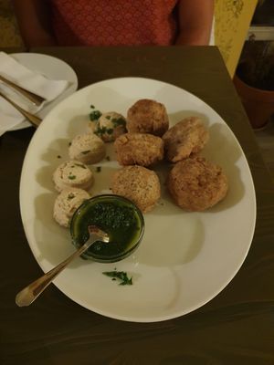 Nettle fritters   at The Singing Nettle - Žara iz duvara in Sarajevo