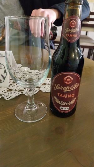 Sarajevo Beer at The Singing Nettle - Žara iz duvara in Sarajevo