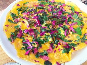 전 jeon at Mountain Veg Table in Gangreung