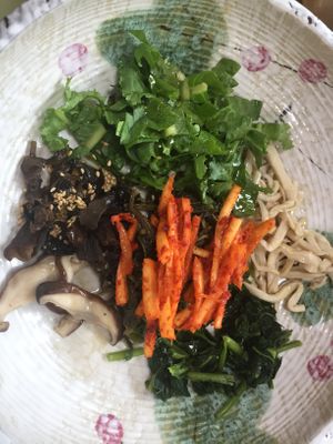bibim  at Mountain Veg Table in Gangreung
