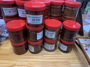 Fermented soybean paste at Mountain Veg Table in Gangreung