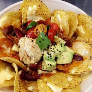 Vegan Nachos at Gre3n Superfood & Juice Bar - Little High in Christchurch