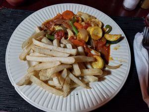 Creole at Dawn's Grill in Placencia