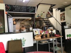 The ‘old’ restaurant (under renovation now) at Veganation in Antwerpen