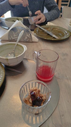 Dessert from the day menu at Veganation in Antwerpen