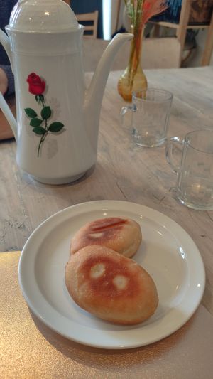 Part of the day menu at Veganation in Antwerpen