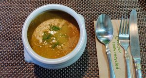 Delicious soup at Veganation in Antwerpen