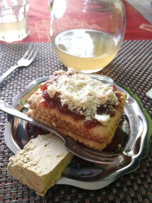 Dessert at Veganation in Antwerpen